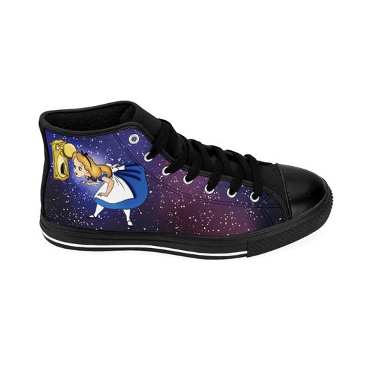 Alice In Wonderland Galaxy High Top Shoes Sneakers