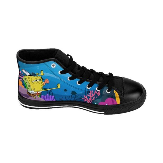 Spongebob Square High Top Shoes Sneakers
