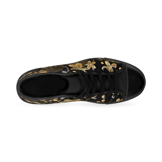 Flower High Top Shoes Sneakers