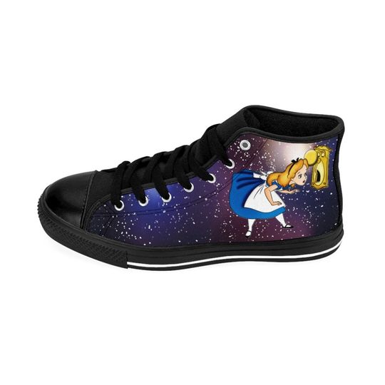 Alice In Wonderland Galaxy High Top Shoes Sneakers
