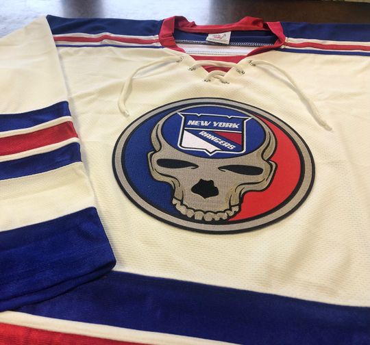 Rangers Steal Your Face Custom Hockey Jerseys - Order Any Quantity