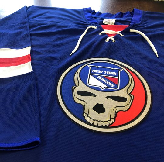 Rangers Steal Your Face Custom Hockey Jerseys - Order Any Quantity