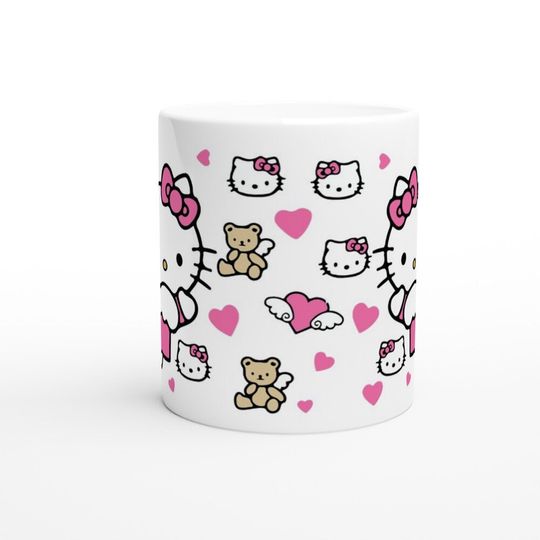 Hello Kitty with Hearts Coffee Mug