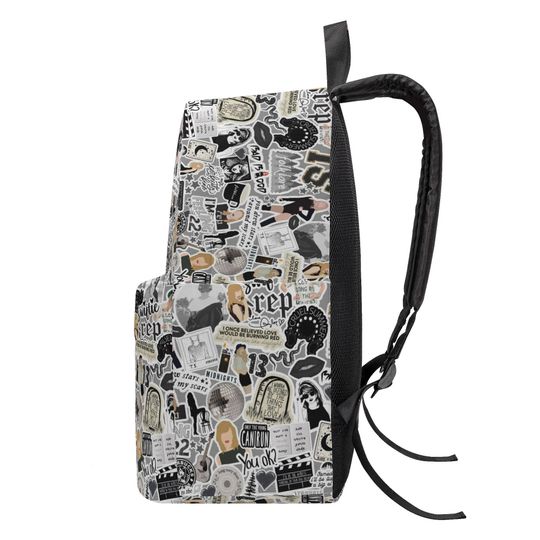 Eras Concert TS Black White Color Collage School Backpack