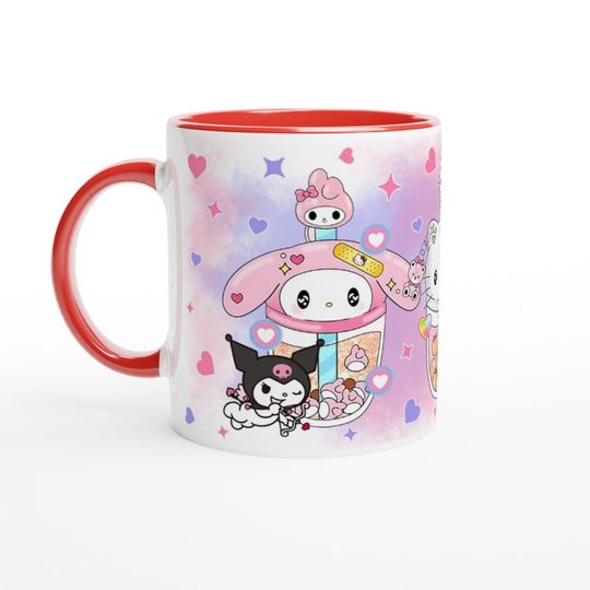 Cute Hello Kitty and Friends Kuromi Coffee Mug