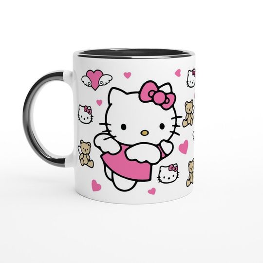 Hello Kitty with Hearts Coffee Mug