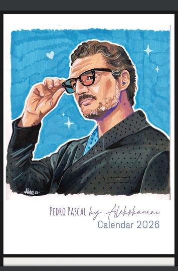 2026 Calendar Pedro Pascal