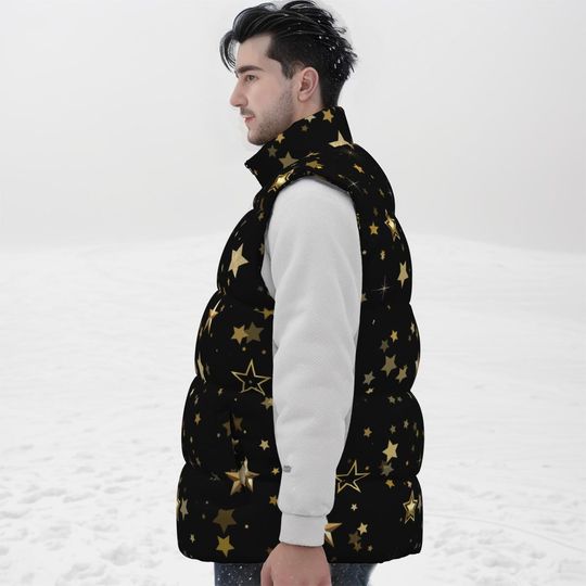 Stars Sleeveless Jacket | Winter Clothing | Gift Ideas