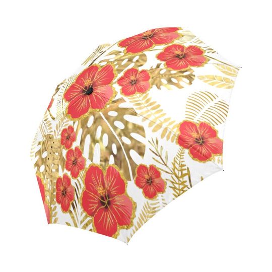 Floral Tropical Flower Umbrella