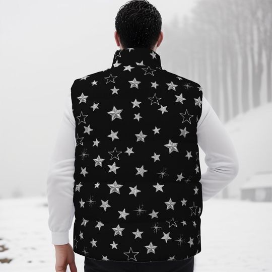 Stars Sleeveless Jacket | Winter Clothing | Gift Ideas