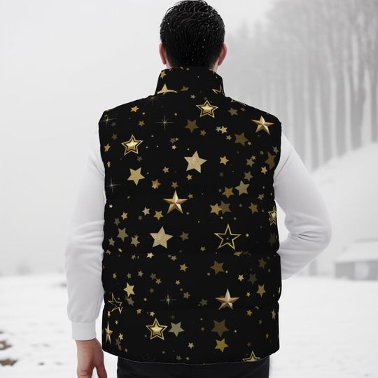 Stars Sleeveless Jacket | Winter Clothing | Gift Ideas
