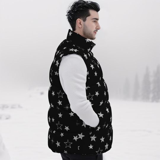 Stars Sleeveless Jacket | Winter Clothing | Gift Ideas