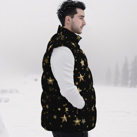 Stars Sleeveless Jacket | Winter Clothing | Gift Ideas