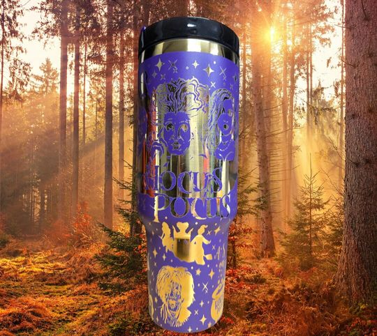 40oz  Laser Engraved Sanderson Sisters Tumbler