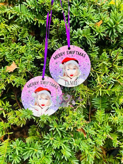 Merry Swiftmas Eras Tour Christmas Ornament