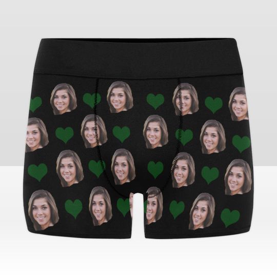 Custom Face Boxer Briefs Personalized Photo Underwear Custom Funny Boxers with Picture Popular Gift for Boyfriend Gift for him