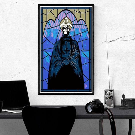 Ghost Band Art Print, Ghost Band Poster, Rock Music Poster