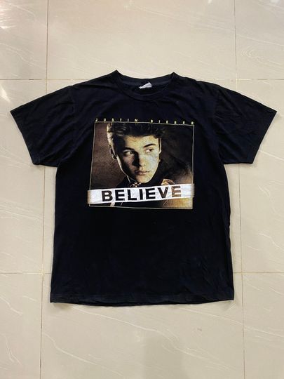 Justin Bieber Believe Tour Tshirt Tour Tee