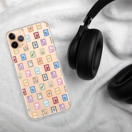 The Taylor Eras Stamp Clear iPhone Case
