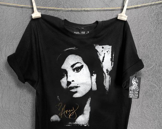 Amy Winehouse T Shirt, 100% Combed Cotton, Fair Wear Approved T Shirt