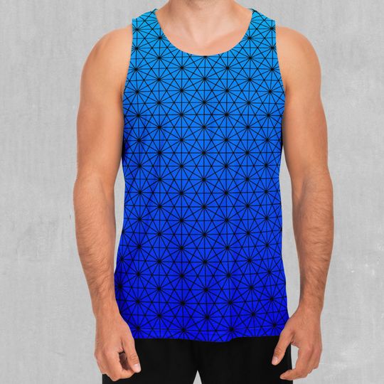 Star Net (Frost) Men's Tank Top Muscle Sleeveless Shirt