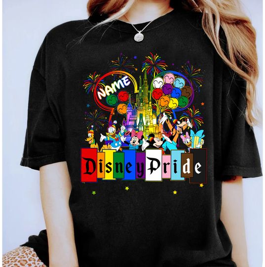Personalized Mickey and Friends LGBT Disney Pride Month 2024 Shirt