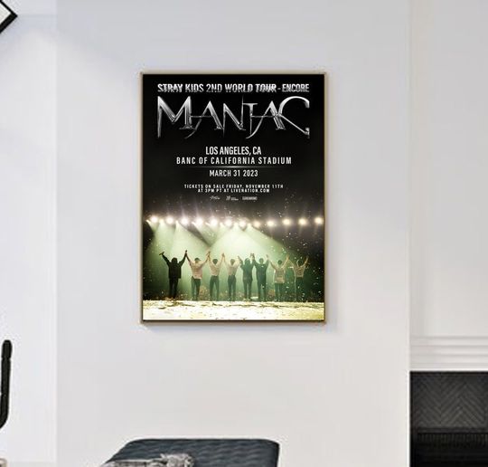 Stray Kids 2nd World Tour 2023 Encore Poster
