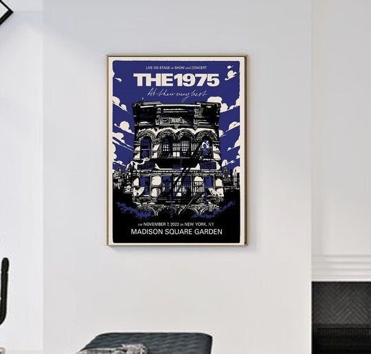 NY Madison Square Garden Poster The 1975 Tour New York