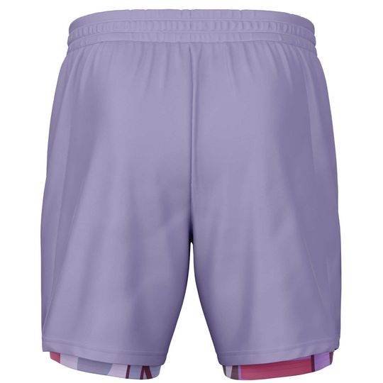 Basketball Premium Shorts - Purple Athletic Shorts Workout Shorts, Track Training Shorts, Great Basketball Gift -"Zone" by Duntalk