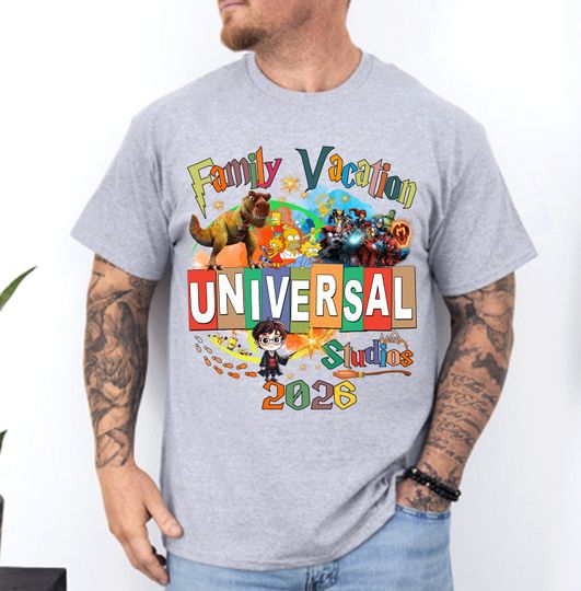 Universal Studios Family Vacation T-Shirt: Group Trip 2026