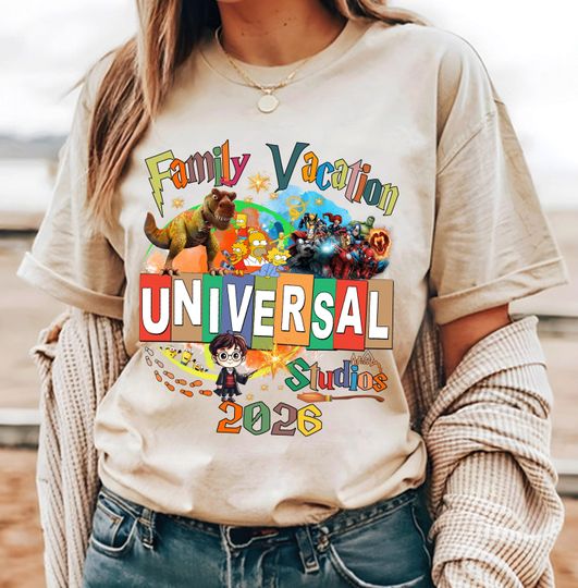 Universal Studios Family Vacation T-Shirt: Group Trip 2026