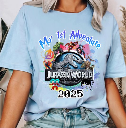 Custom Universal Studios 2025 Family Vacation T-Shirt