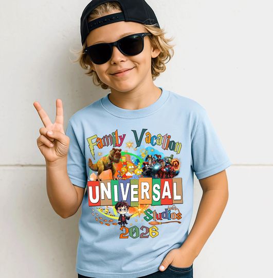 Universal Studios Family Vacation T-Shirt: Group Trip 2026