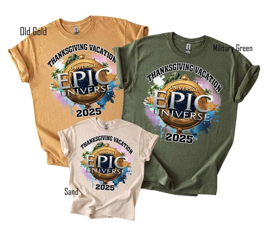 Custom Epic Universe Family Vacation Shirts