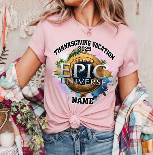 Custom Epic Universe Family Vacation Shirts