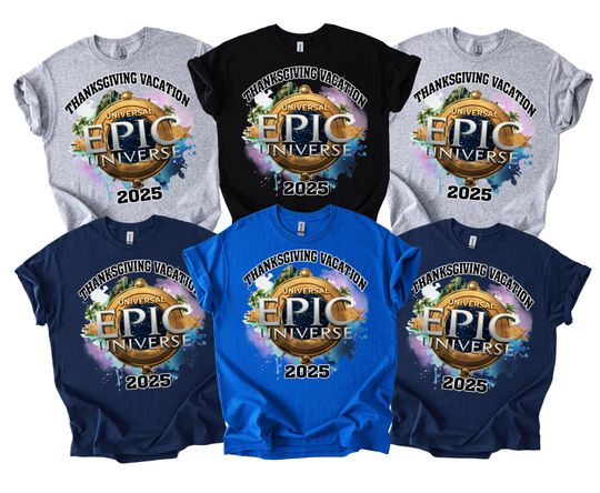 Custom Epic Universe Family Vacation Shirts