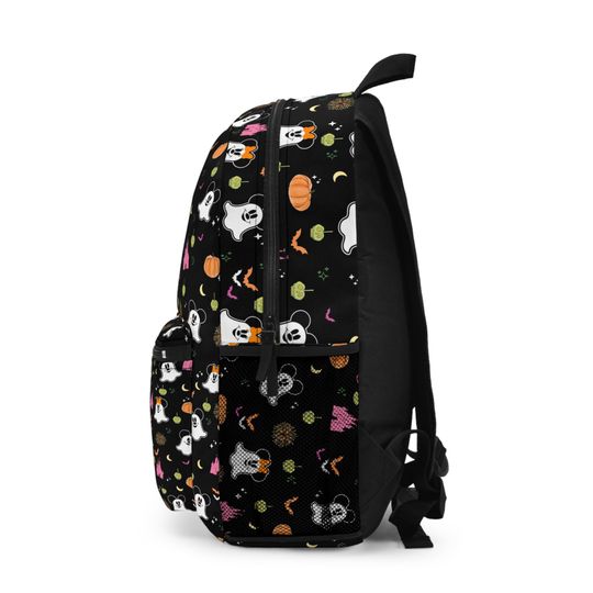 Magical Mouse Ghost Poison Apple Spooky Backpack, Kids Cartoon Backpack, Adult Backpack, Theme Park Bag