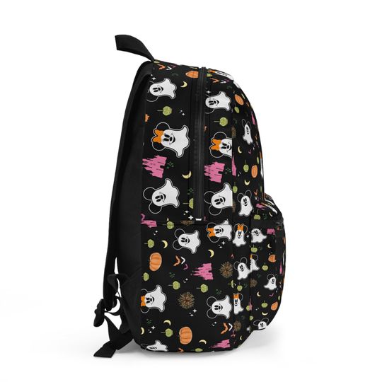 Magical Mouse Ghost Poison Apple Spooky Backpack, Kids Cartoon Backpack, Adult Backpack, Theme Park Bag