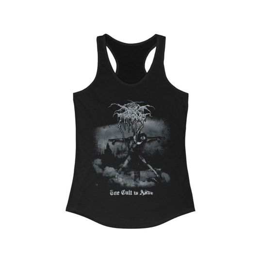 Darkthrone - The Cult Is Alive Womens Tank Top, Darkthrone Black Metal Band Sleeveless Tee