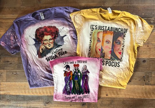 wear pink hocus shirt, sanderson sisters pink shirt