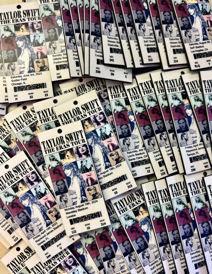 Eras Tour Ornament, Concert Ornament, Concert ticket