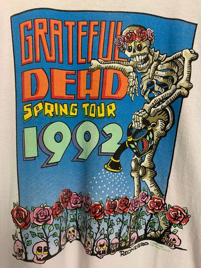 GRATEFUL DEAD 1992 Spring Tour Vintage T-Shirt