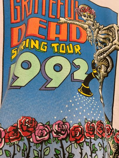 GRATEFUL DEAD 1992 Spring Tour Vintage T-Shirt