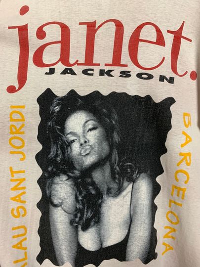 JANET JACKSON 90s Rap Style Vintage Bootleg T-Shirt