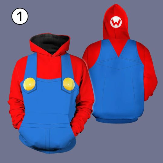 3D Game Cosplay Hoodie: Matching Family Halloween Costume
