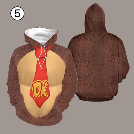 3D Game Cosplay Hoodie: Matching Family Halloween Costume