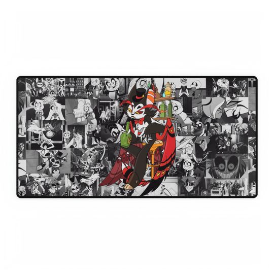 Husk Hazbin Hotel Desk Mat, Hazbin Hotel Decor