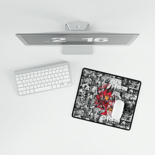 Alastor Hazbin Hotel Desk Mat, Hazbin Hotel Decor