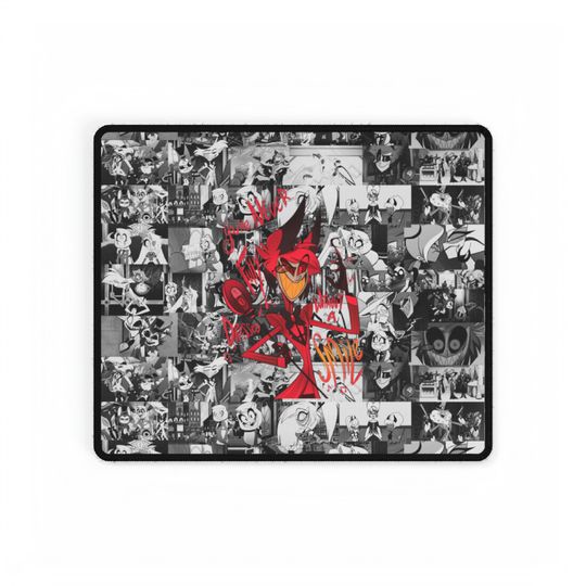 Alastor Hazbin Hotel Desk Mat, Hazbin Hotel Decor