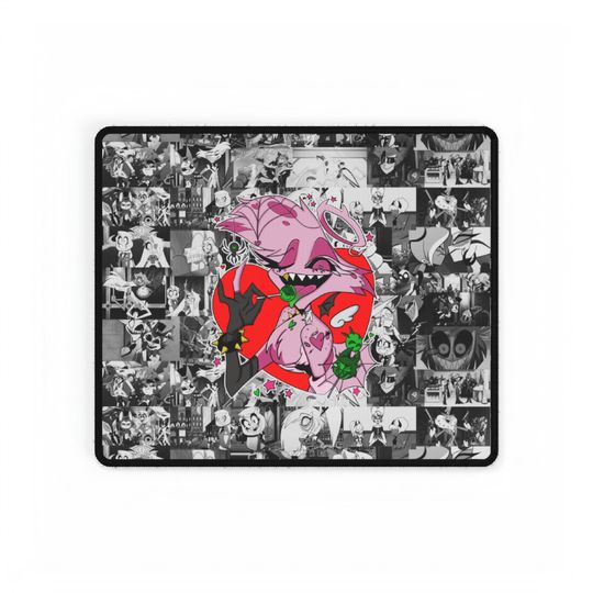 Angel Hazbin Hotel Desk Mat, Hazbin Hotel Decor